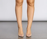 Clear And Chic PVC Pumps