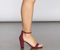 Dance The Night Away Low Block Heels