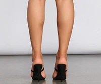 Flirtatious Feelings Stiletto Mules
