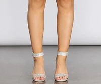 Sparkle Party Rhinestone Glitter Heels