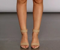 Comfort Wide Fit Chic Block Heels