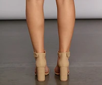 Comfort Wide Fit Chic Block Heels