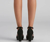 Simple And Stylish Strappy Platform Heels