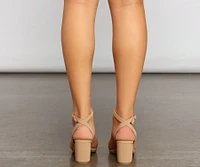 Keep It Classic Block Heels