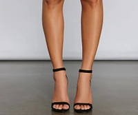 Classic Staple Square Toe Block Heels