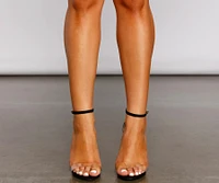 Roll Out Style Faux Suede Block Heels