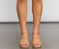 Never Basic Low Block Heels