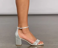 Shimmer Shine Goals Block Heels