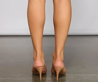 Posh Babe Stiletto Mules