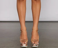 Fierce And Fashionable Vibes Platform Heels