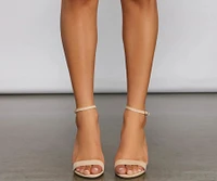 The Essential Faux Suede Block Heels