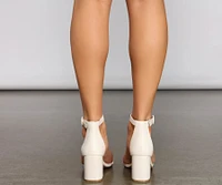 Simple And Chic Short Block Heels