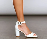Elevated And Chic Low Block Heels