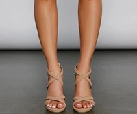A Chic Vibe Platform Block Heels