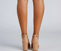 Stylish And Chic Faux Nubuck Pumps