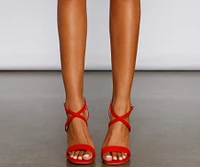 Glitz and Glow Rhinestone Heels