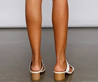 Stacked On Basics Wide Fit Mules