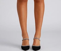 Classy Shine Rhinestone Stiletto Pumps