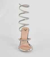 Fancy Feet Spiral Stiletto Heels