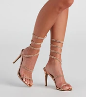 Fancy Feet Spiral Stiletto Heels