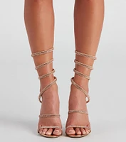 Fancy Feet Spiral Stiletto Heels