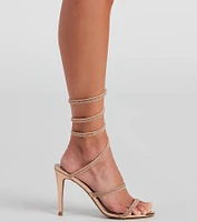 Fancy Feet Spiral Stiletto Heels