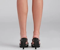 Elevated Glamour Rhinestone Detail Pumps