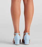 Love Sprung Strappy Block Heels