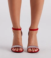 A Little Dazzle Rhinestone Heels