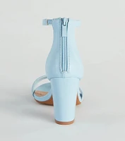 Take A Spin Chic Basic Block Heels