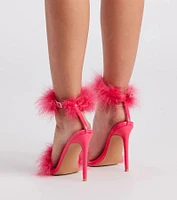 Feather Princess Marabou Stiletto Heels