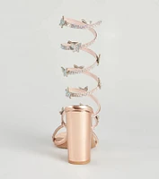 Butterfly Mystique Rhinestone Spiral Heels