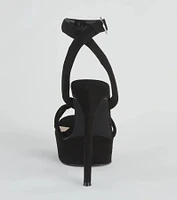 Draw Attention Platform Stiletto Heels