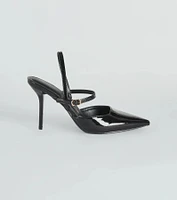 Posh Perfection Patent Faux Leather Pumps