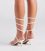 Turn Up Style Kitten Stiletto Heels