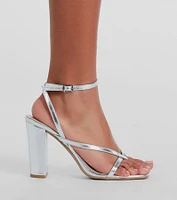 Keep It Eye-Catching Strappy Heels