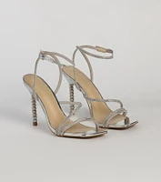Walk The Runway Rhinestone Stiletto Heels