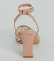 Wrapped Shine Fishnet Rhinestone Heels