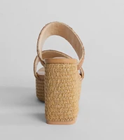 Summer Dream Crochet Espadrille Platform Sandals