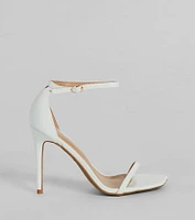 Classic Moves Faux Leather Stiletto Heels