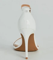 Classic Moves Faux Leather Stiletto Heels