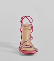 Bring On The Glitz Rhinestone Stiletto Heels