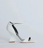 Trendsetter Energy Asymmetric Wedge Heels