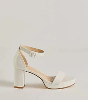 Essential Chic Staple Platform Block Heels