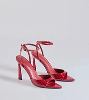 Diva Delight Pointed Toe Stiletto Heels