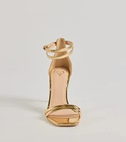 Sleek Moves Faux Leather Stiletto Heels