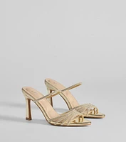 Endless Shine Rhinestone Stiletto Heels