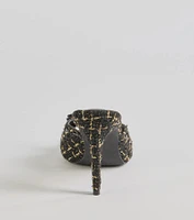 Sophisticated Charm Houndstooth Mules
