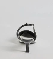 Chic Icon Sling-Back Kitten Heel Pumps
