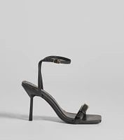 Buckled Up Stiletto Heels